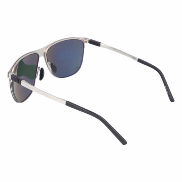 Porsche Design Sunglasses - P'8609-C Silver/Green 58-14-140 - Picture 8 of 13